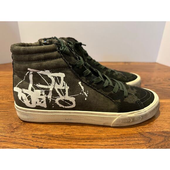 Vintage Havana Women’s Retna Canvas High Top Fashion Sneakers Camo Size 9 NWT - Picture 2 of 9